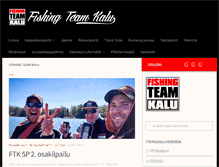 Tablet Screenshot of fishingteamkalu.com